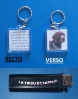 1 PORTE CLEF + 1 BRIQUET